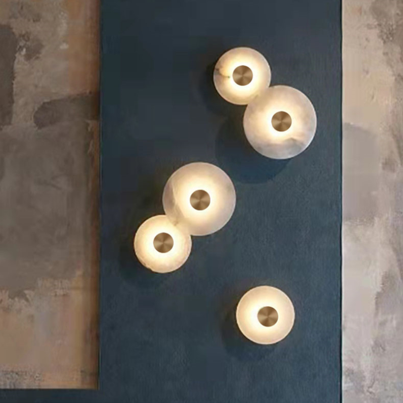 Home Office Background - Lámpara de pared LED de piedra