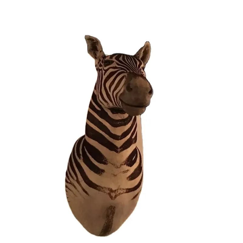 Home Office Background - Escultura de Cabeza de Cebra para