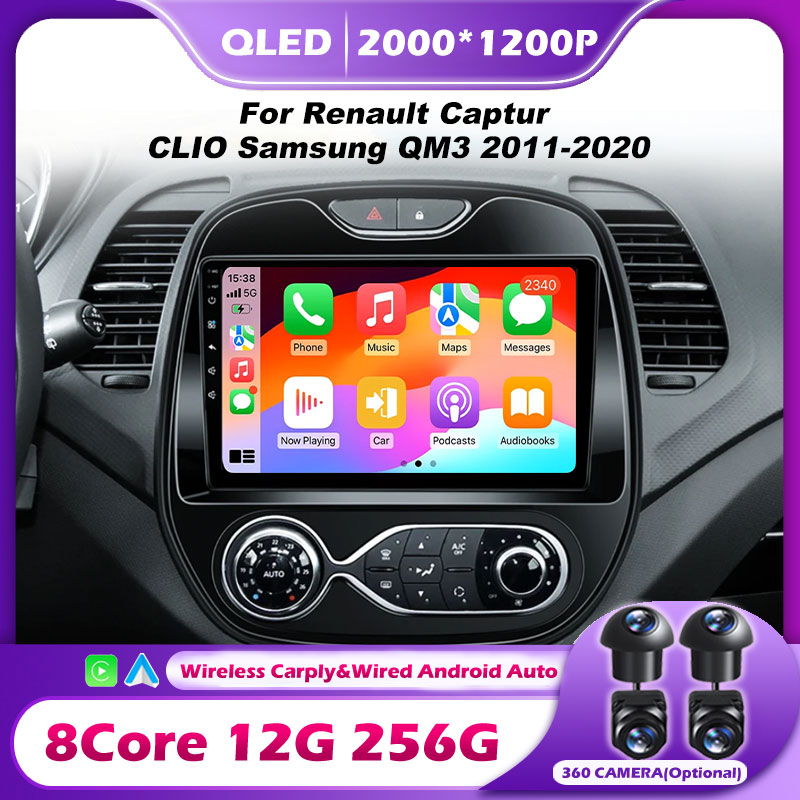 Monitor Arm Dual - Radio con Android 16 para Renault