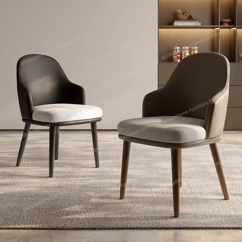 Home Office Interior Design - Sillas de Bar Modernas de Madera,