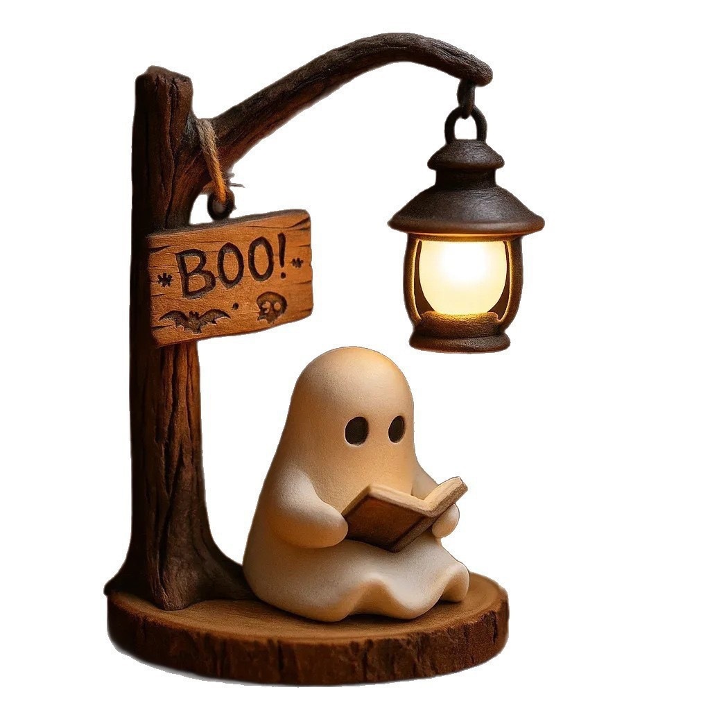 Home Office Lamp - Lámpara de Lectura Fantasma de Resina,