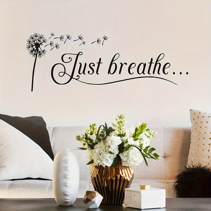 Home Office Background - Calcomanía de pared de PVC con
