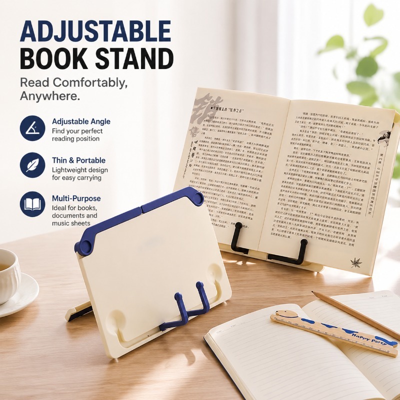 Document Holder Stand - Soporte ajustable para libros de lectura,