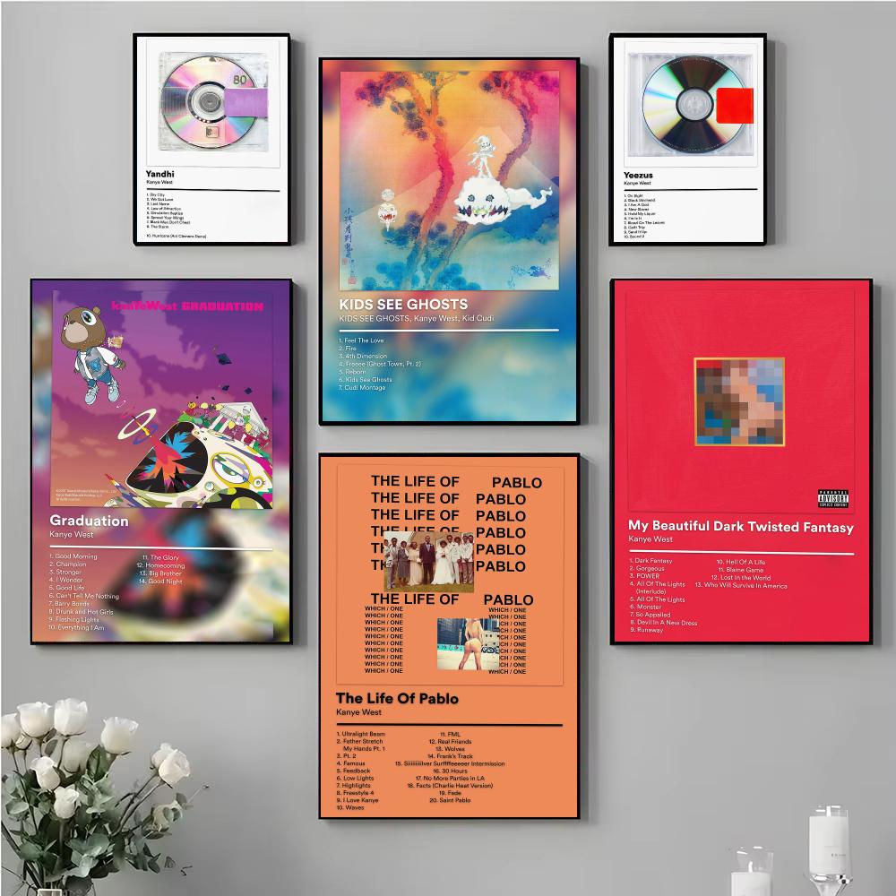 Home Office Wallpaper - Póster de K-Kanye West, ícono del