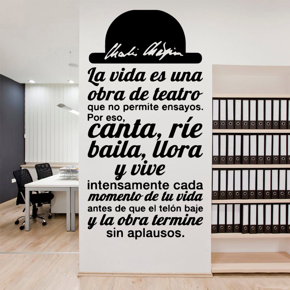 Home Office Wallpaper - 1 unidad de textos motivacionales españoles,