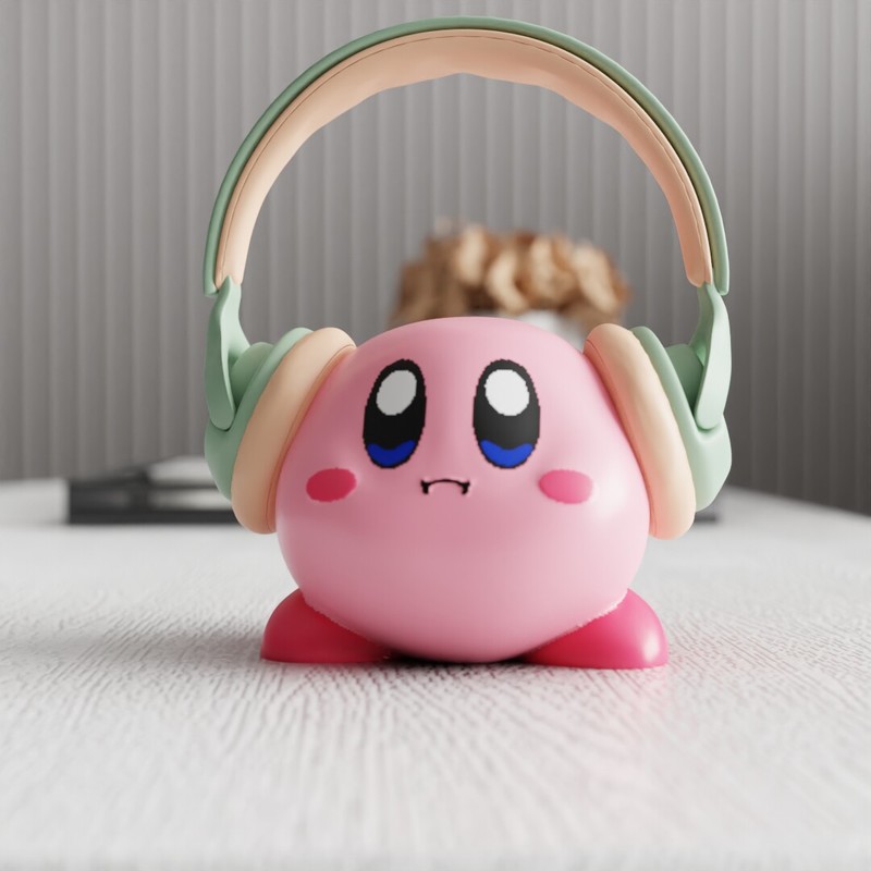 Home Or Office Use - Soporte para auriculares MSKA Kirby, figura