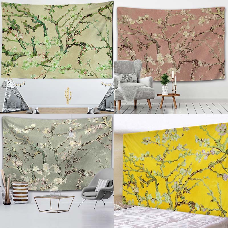 Home Office Background - Tela de fondo Floral de pintura