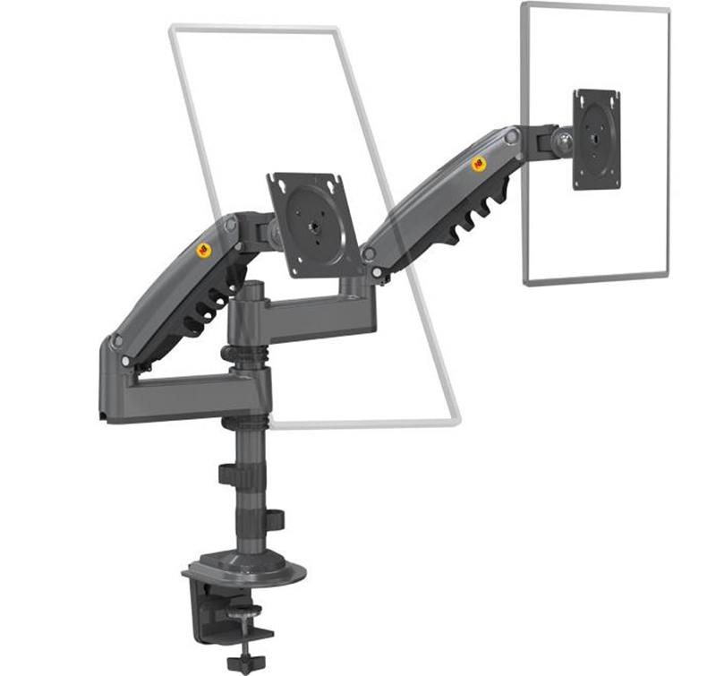 Monitor Arm Dual - Soporte de Escritorio para Dos Monitores