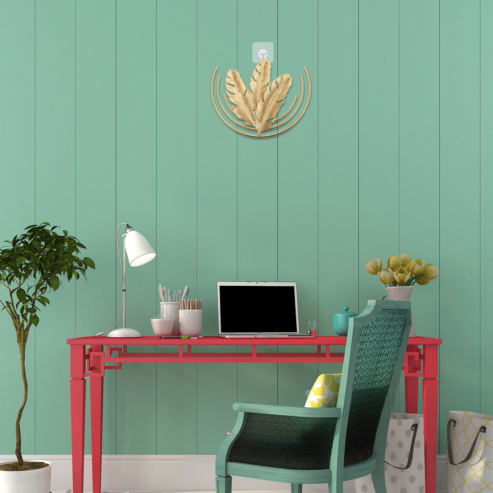 Colgante de hierro con diseño  - Home Office Background reseña y precio