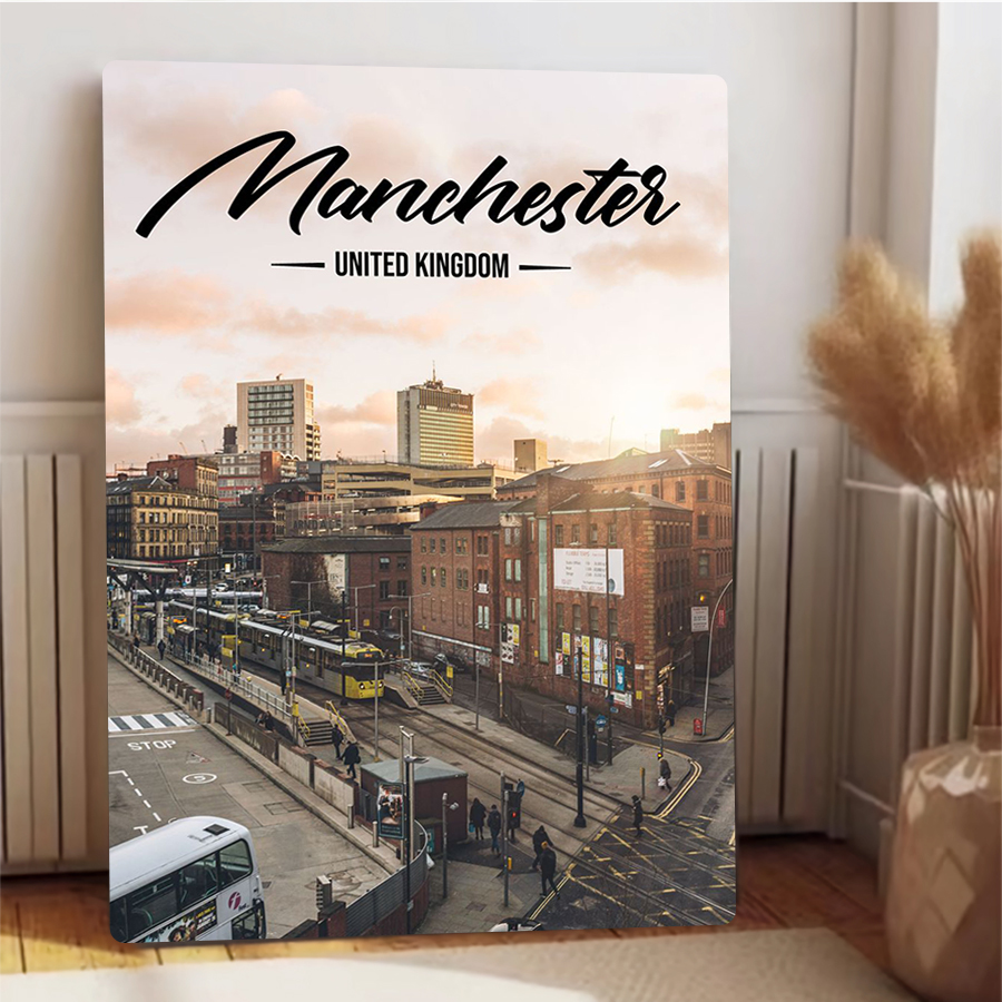 Arte de pared de metal de Manc - Home Office Of Uk reseña y precio