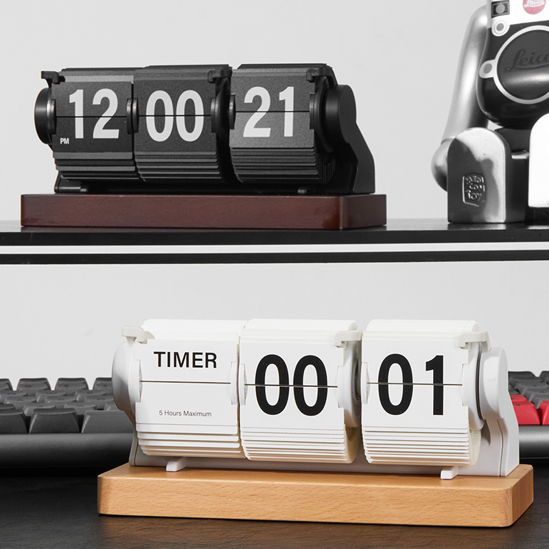 Reloj de Escritorio de Madera  - Home Office Minimalist reseña y precio