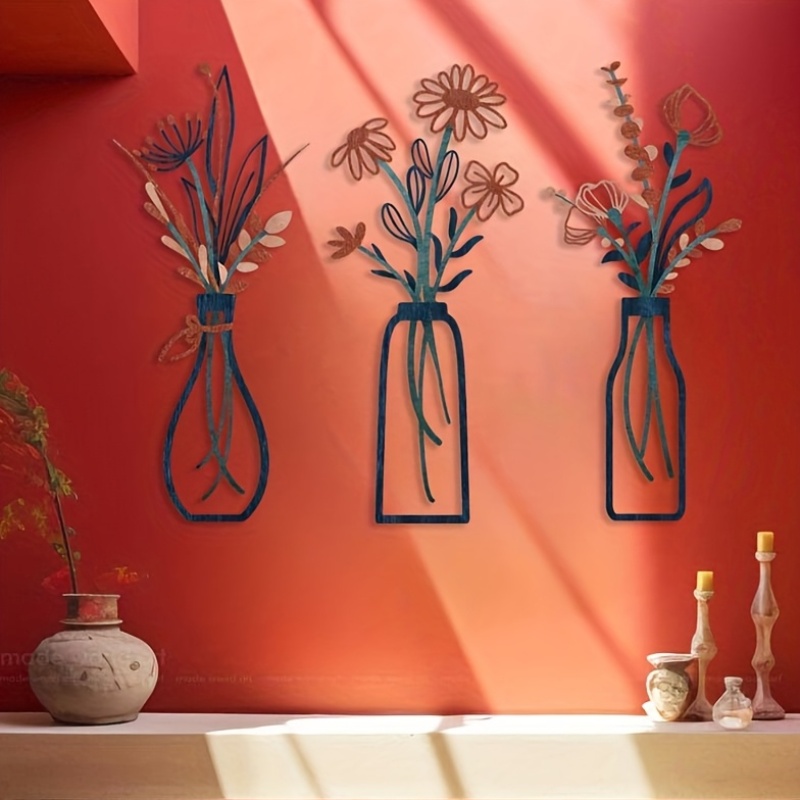 3 Esculturas Florales Grandes  - Home Office Interior Design reseña y precio