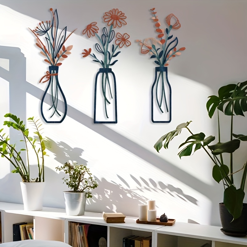 3 Esculturas Florales Grandes  - Home Office Interior Design reseña y precio