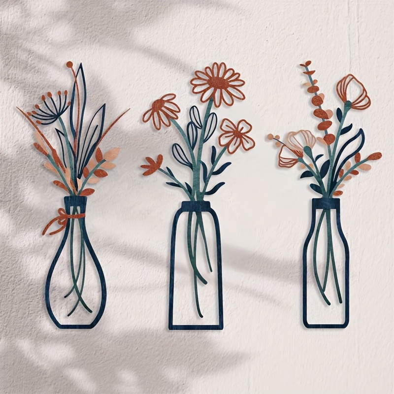 3 Esculturas Florales Grandes  - Home Office Interior Design reseña y precio
