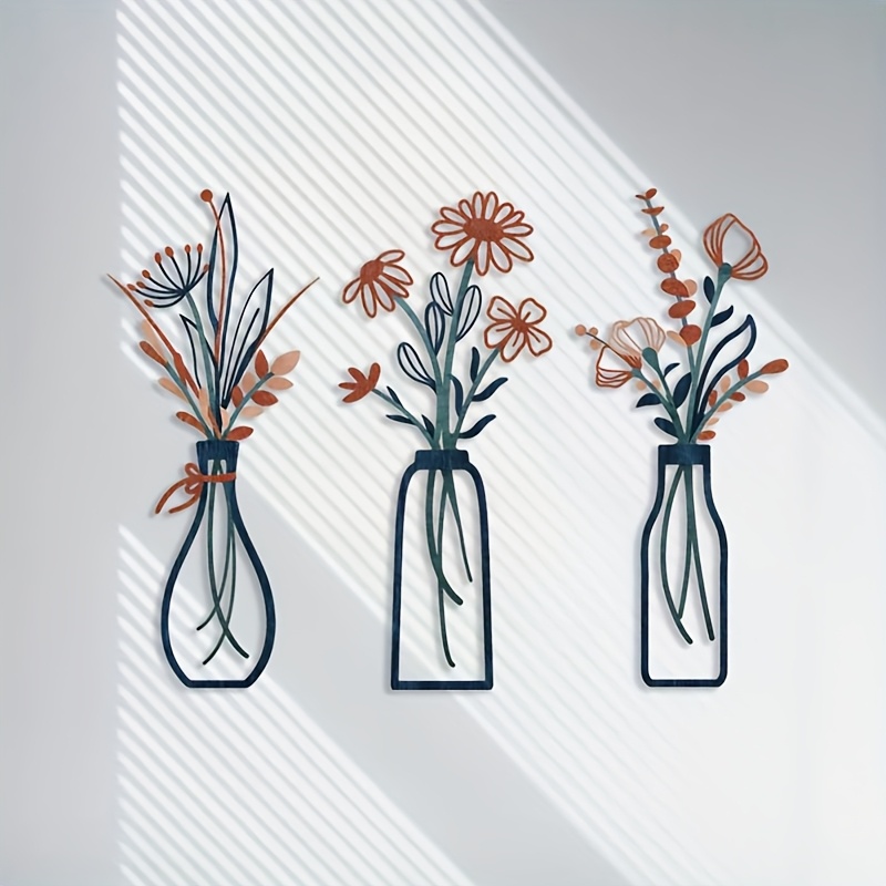 3 Esculturas Florales Grandes  - Home Office Interior Design reseña y precio