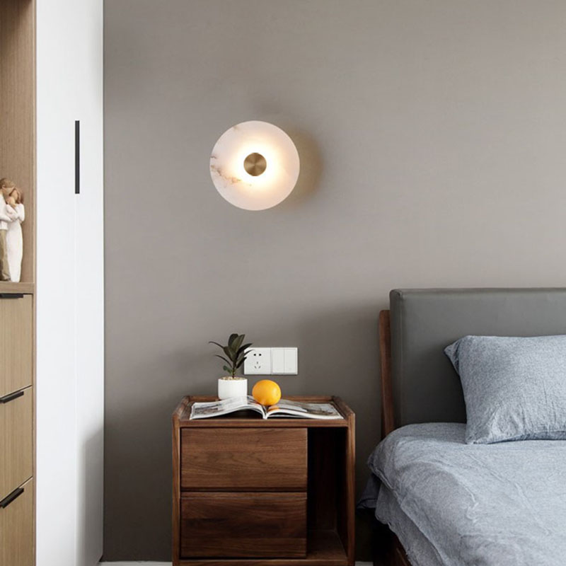 Lámpara de pared LED de piedra - Home Office Background reseña y precio