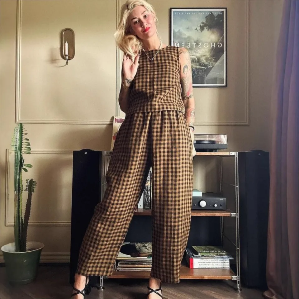Conjunto de Pantalones y Chale - Home Office 2024 reseña y precio