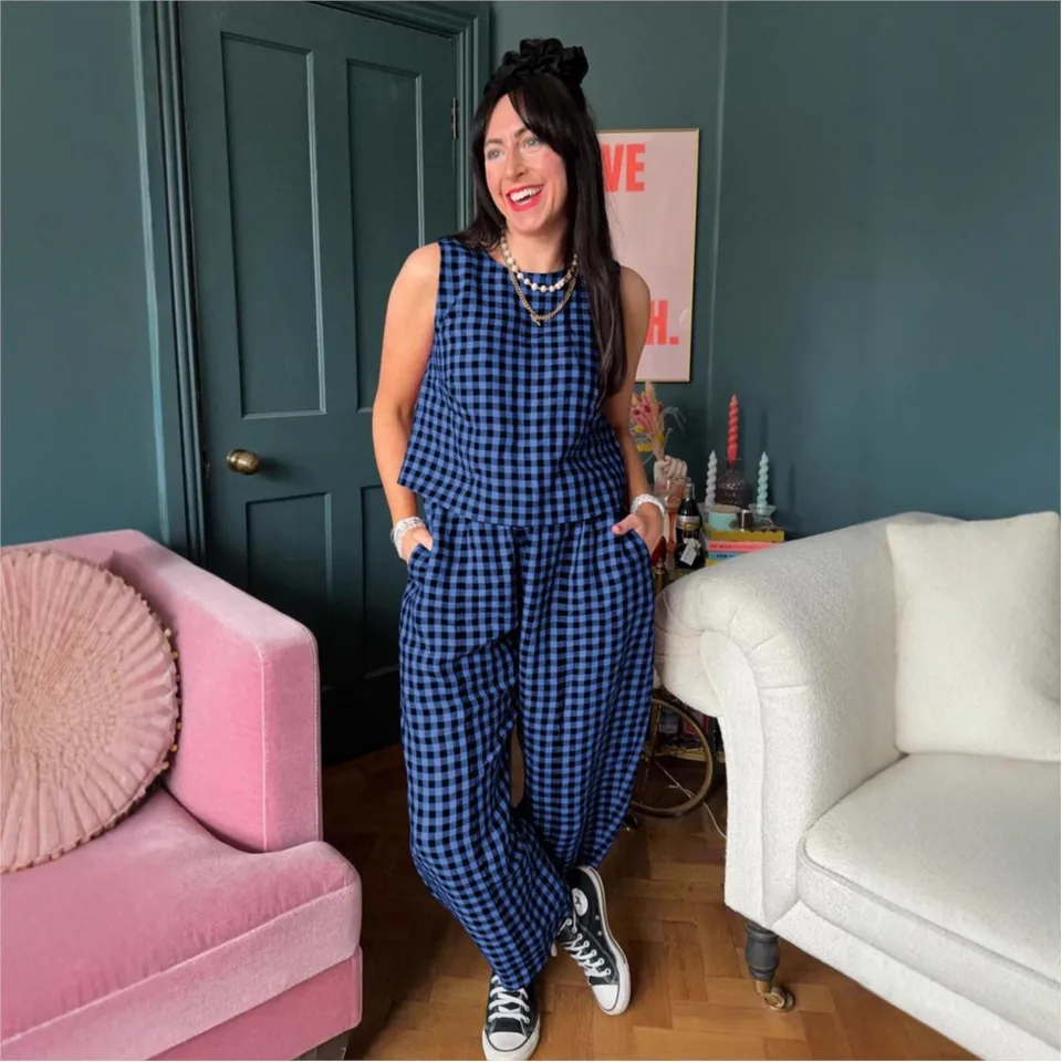 Conjunto de Pantalones y Chale - Home Office 2024 reseña y precio