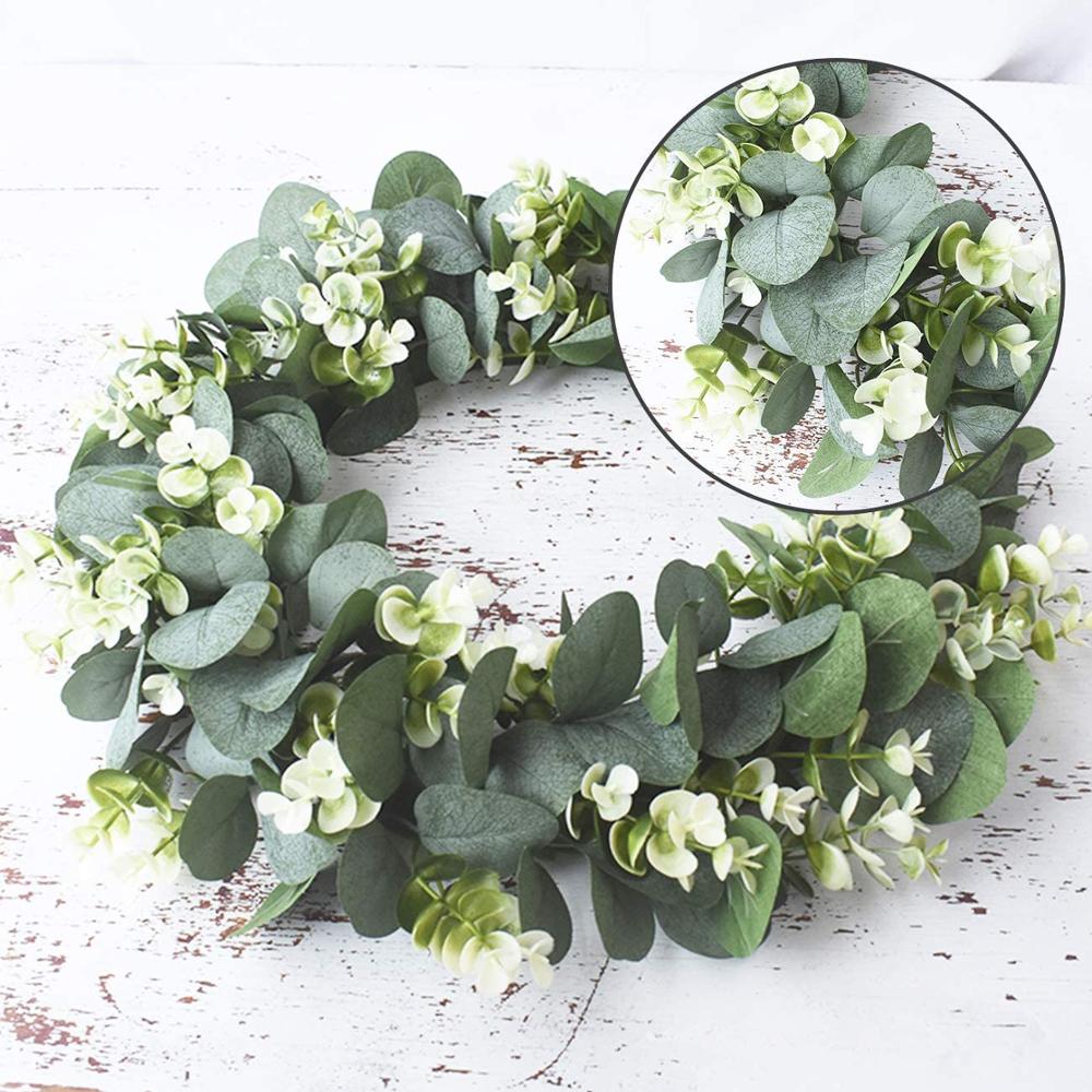 Planta Artificial de Eucalipto - Home Office Background reseña y precio
