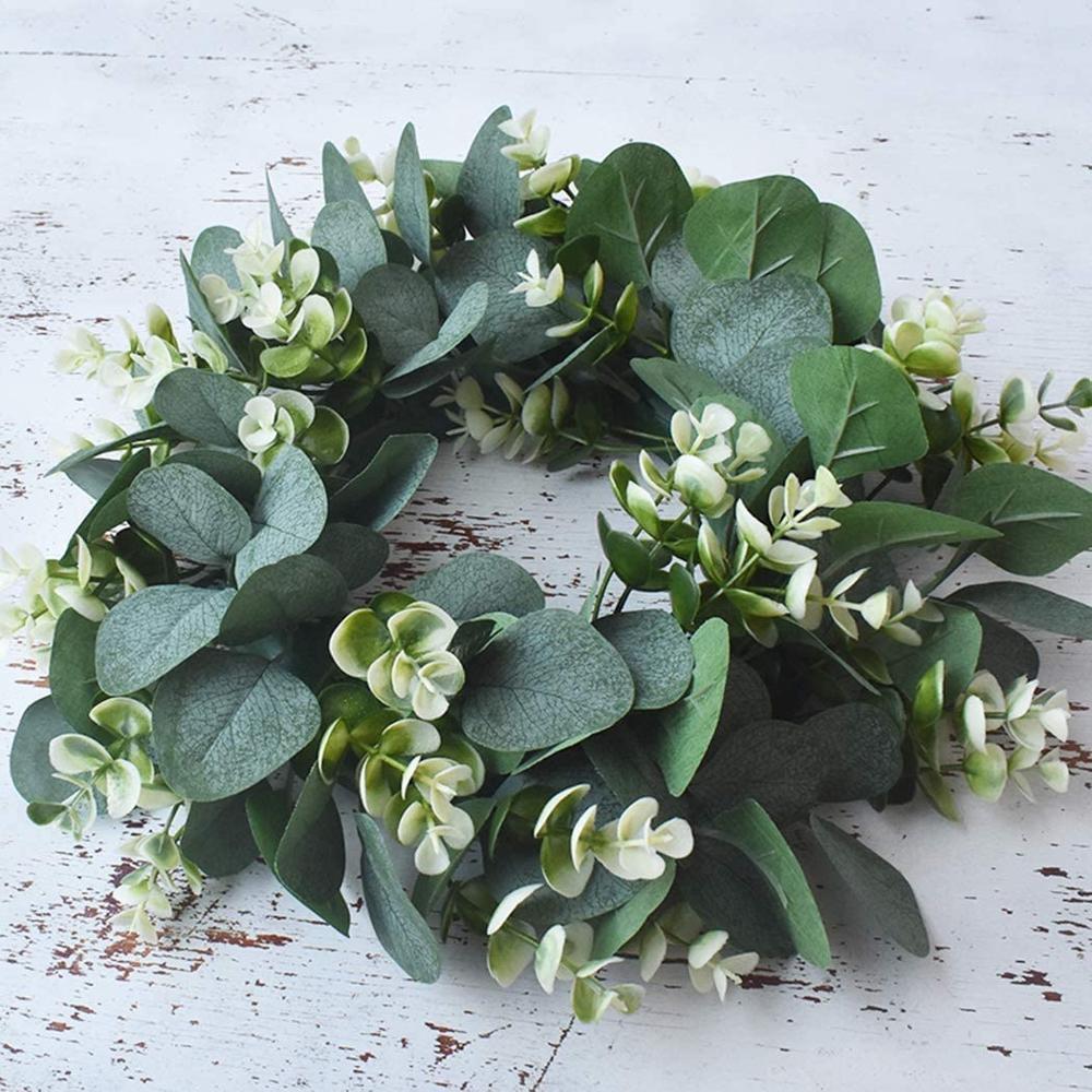 Planta Artificial de Eucalipto - Home Office Background reseña y precio