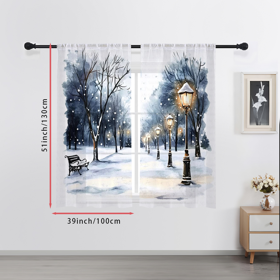 2 Cortinas Transparentes con E - Home Office Lamp reseña y precio
