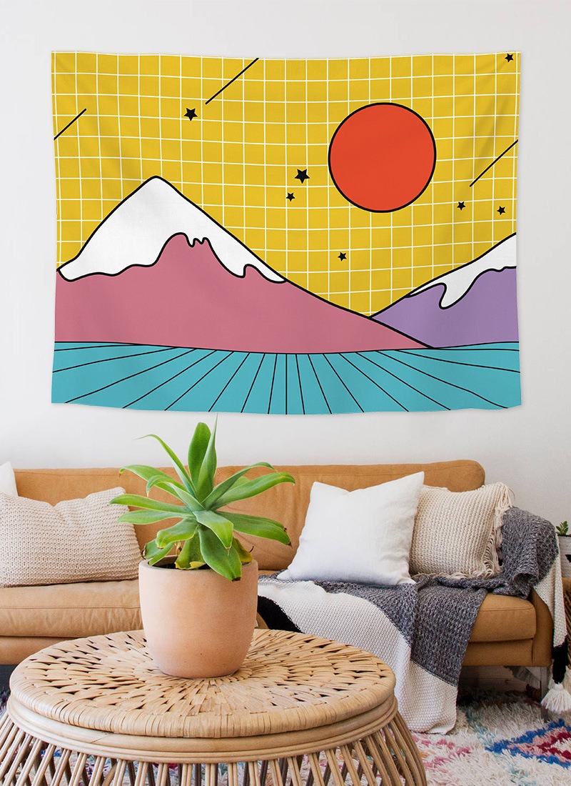 Fondo de dibujos animados abst - Home Office Background reseña y precio