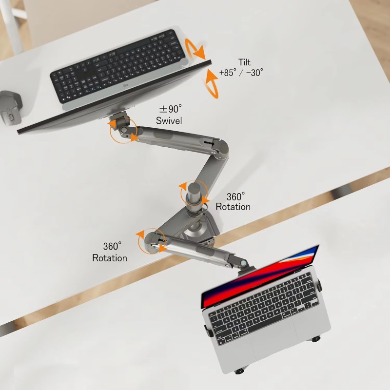 Soporte para portátil combinad - Monitor Arm Dual reseña y precio