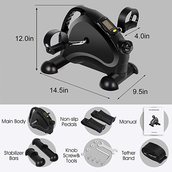 Mini bicicleta elíptica debajo - Home Office Equipment reseña y precio