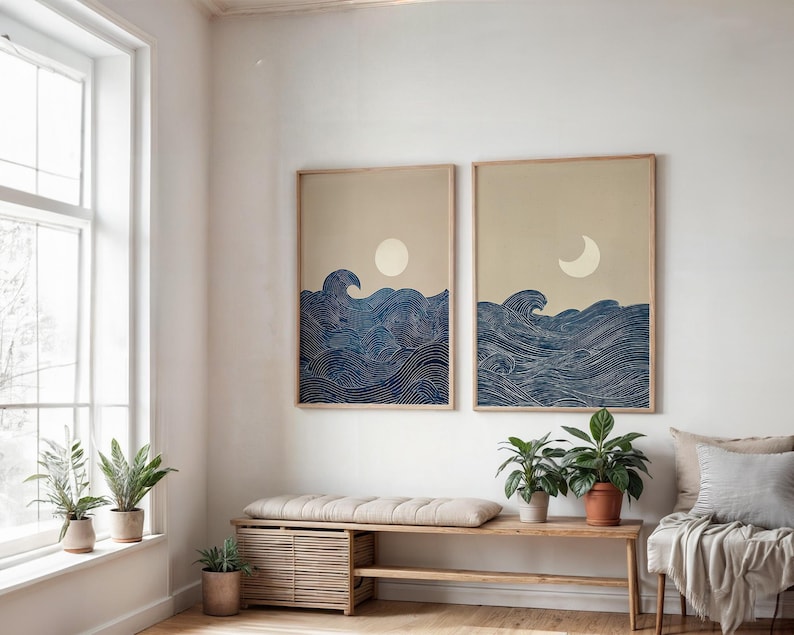 2 Piezas de Impresiones Artíst - Home Office Minimalist reseña y precio
