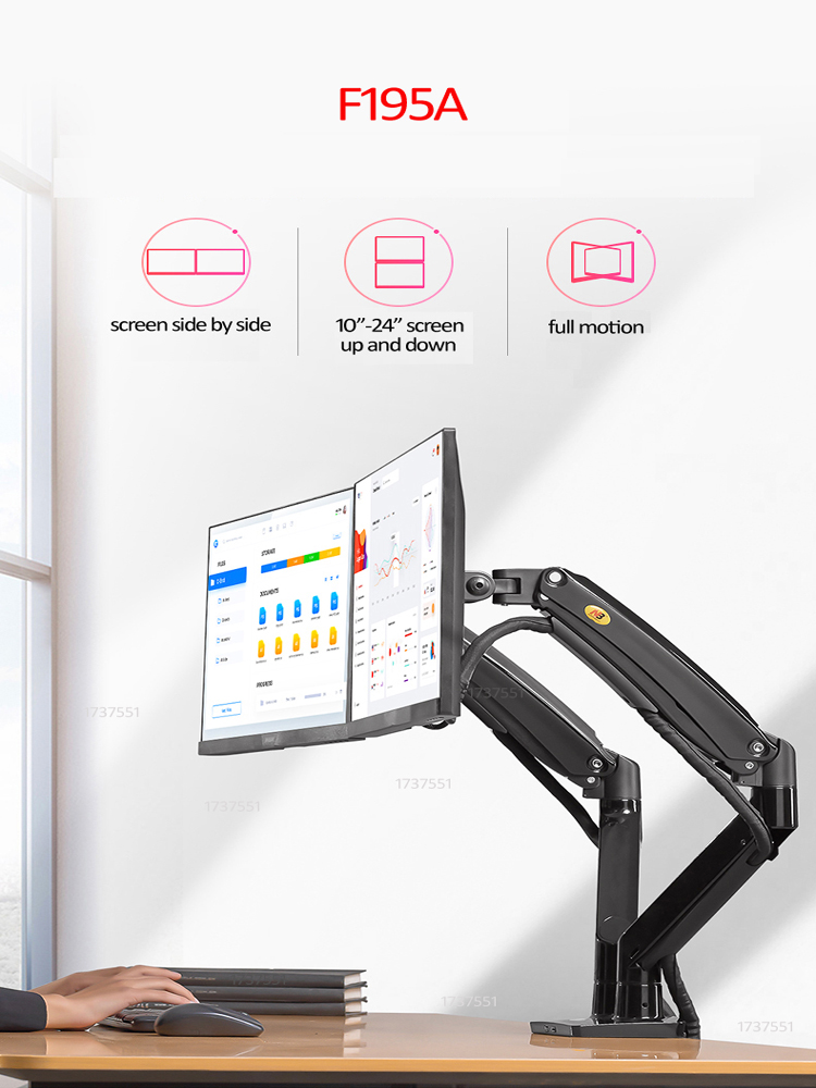Soporte de doble pantalla para - Monitor Arm Dual reseña y precio