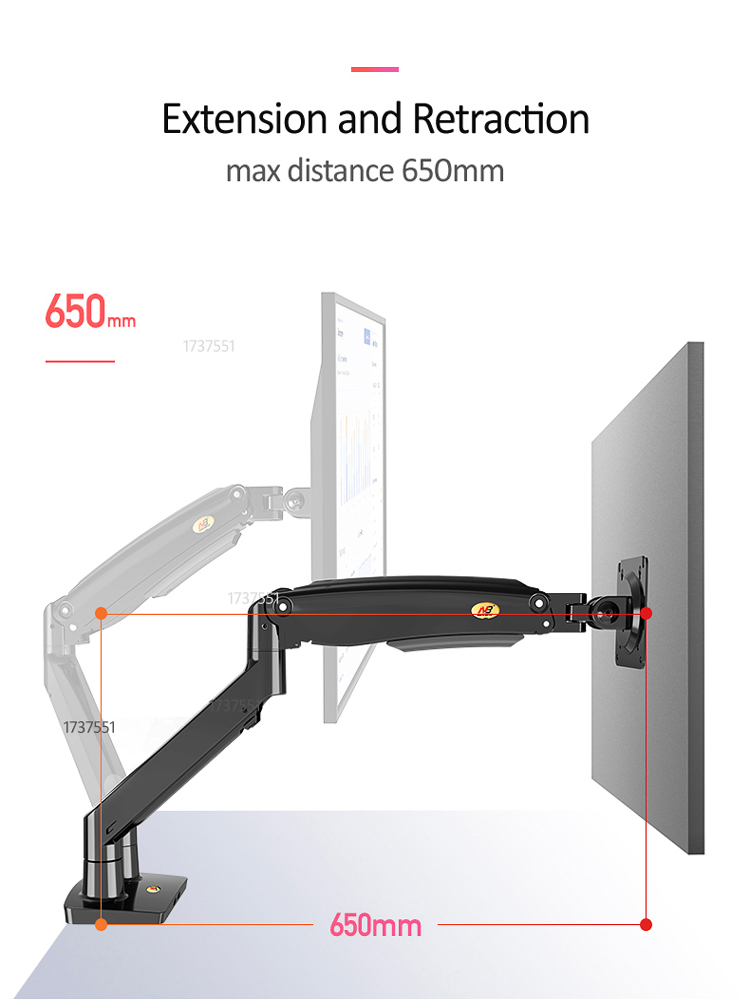 Soporte de doble pantalla para - Monitor Arm Dual reseña y precio