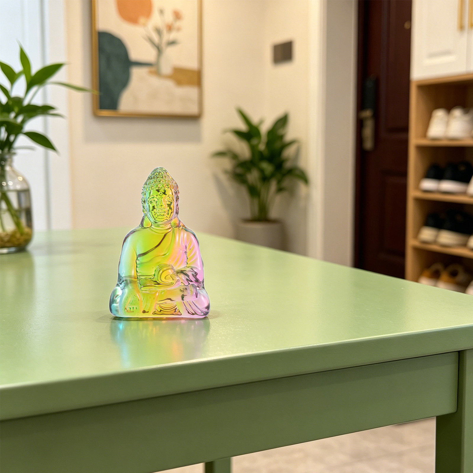 Estatua de Buda de Cristal Peq - Home Office Minimalist reseña y precio