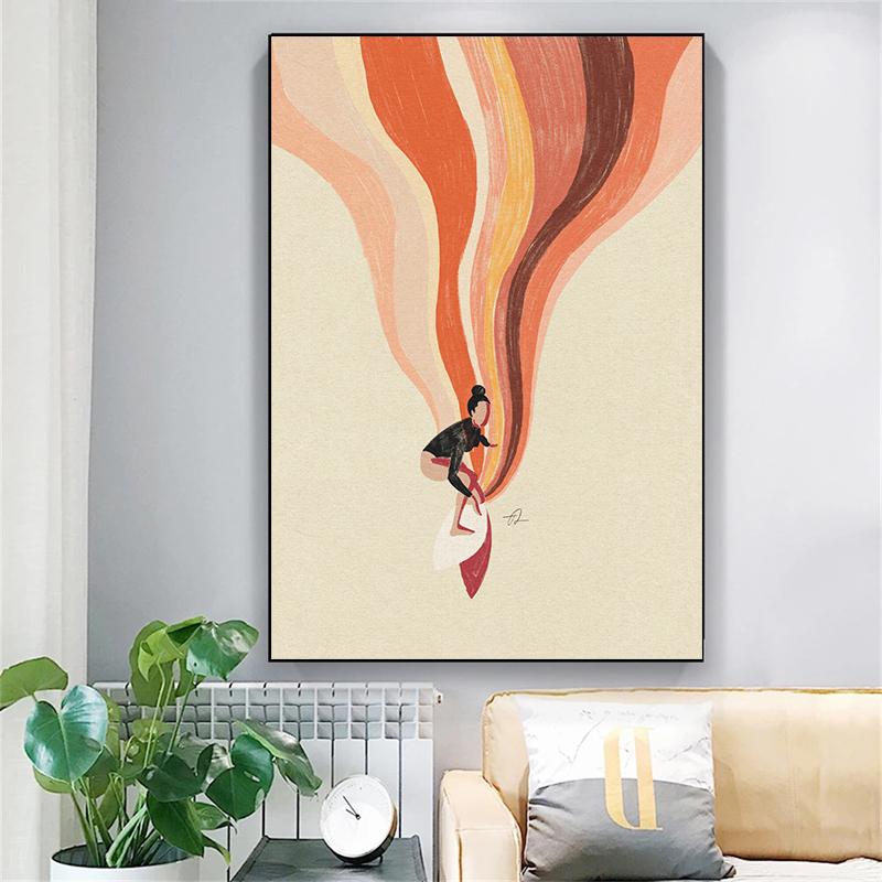 Arte minimalista nórdico, póst - Home Office Minimalist reseña y precio