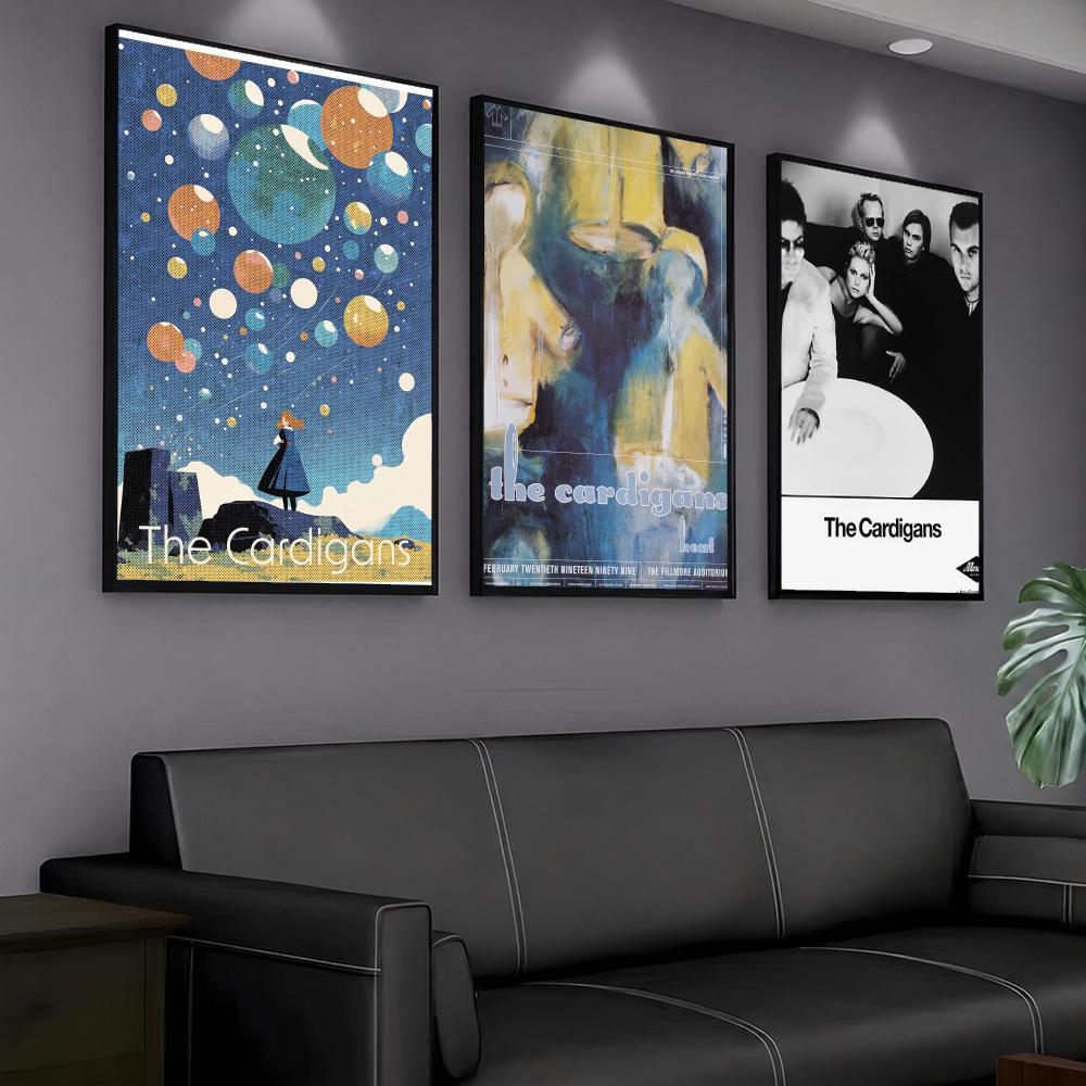 Póster minimalista de la banda - Home Office Wallpaper reseña y precio
