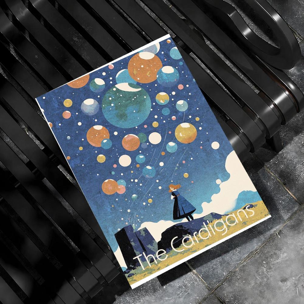 Póster minimalista de la banda - Home Office Wallpaper reseña y precio