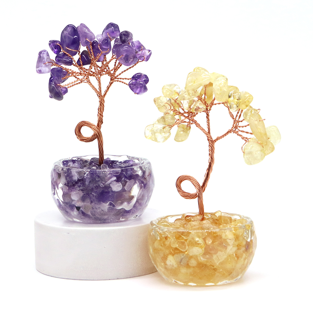 Árbol de la Suerte de Cristal  - Home Office Layout reseña y precio