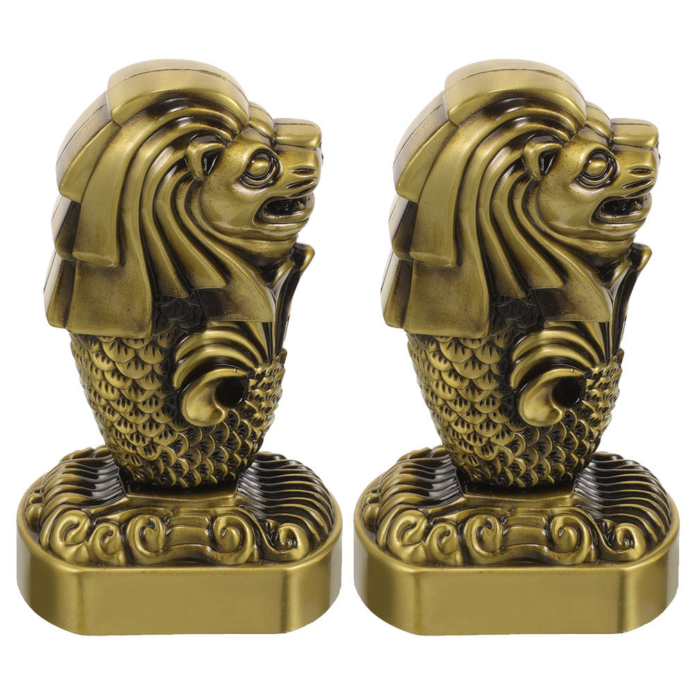 Estatua de Merlion de Metal re - Home Office Singapore reseña y precio