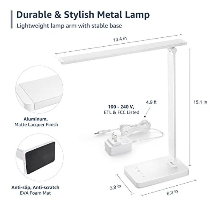 Lámpara de Escritorio LED, Lám - Home Office Lamp reseña y precio