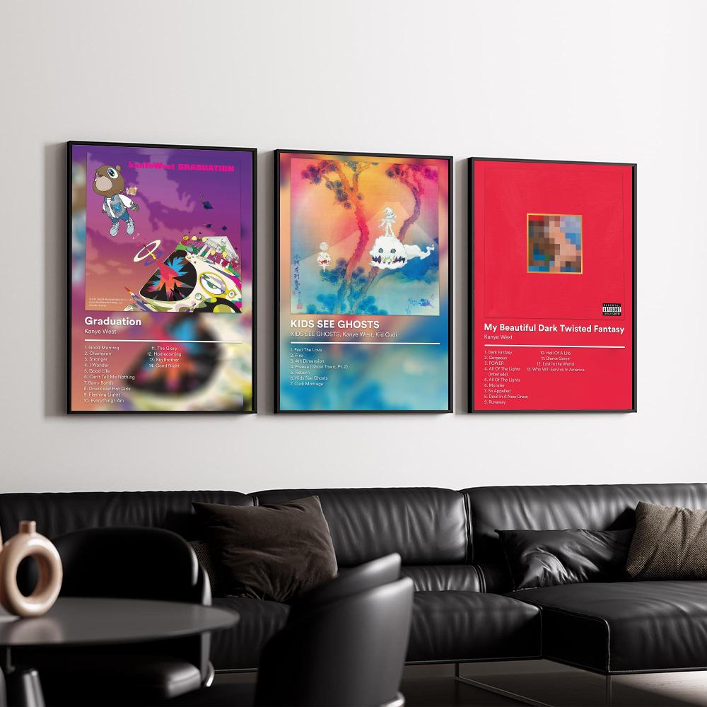 Póster de K-Kanye West, ícono  - Home Office Wallpaper reseña y precio
