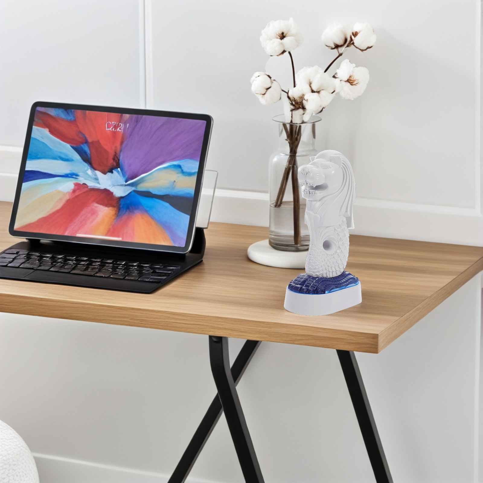 Escultura de León Merlion Insp - Home Office Singapore reseña y precio