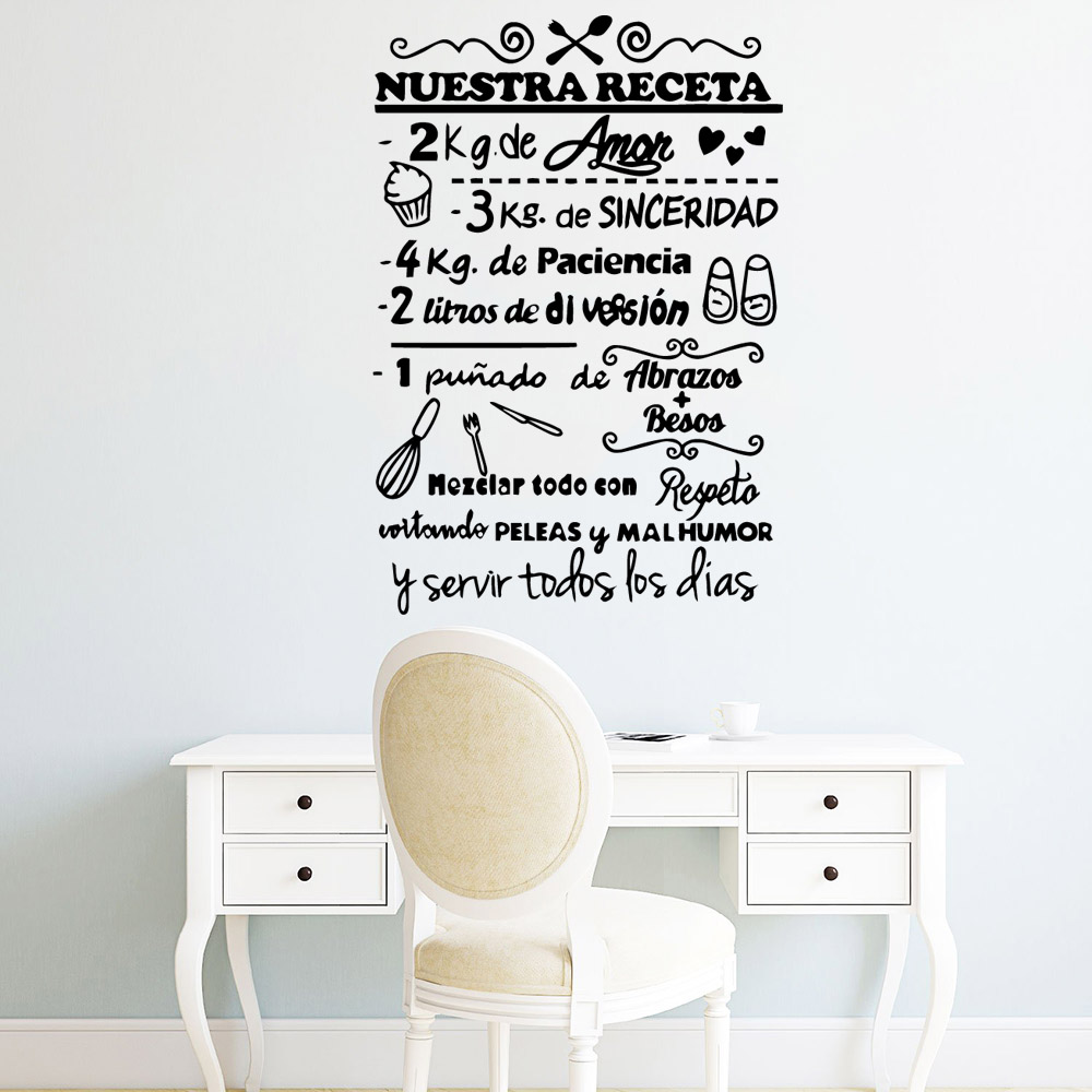 1 unidad de textos motivaciona - Home Office Wallpaper reseña y precio