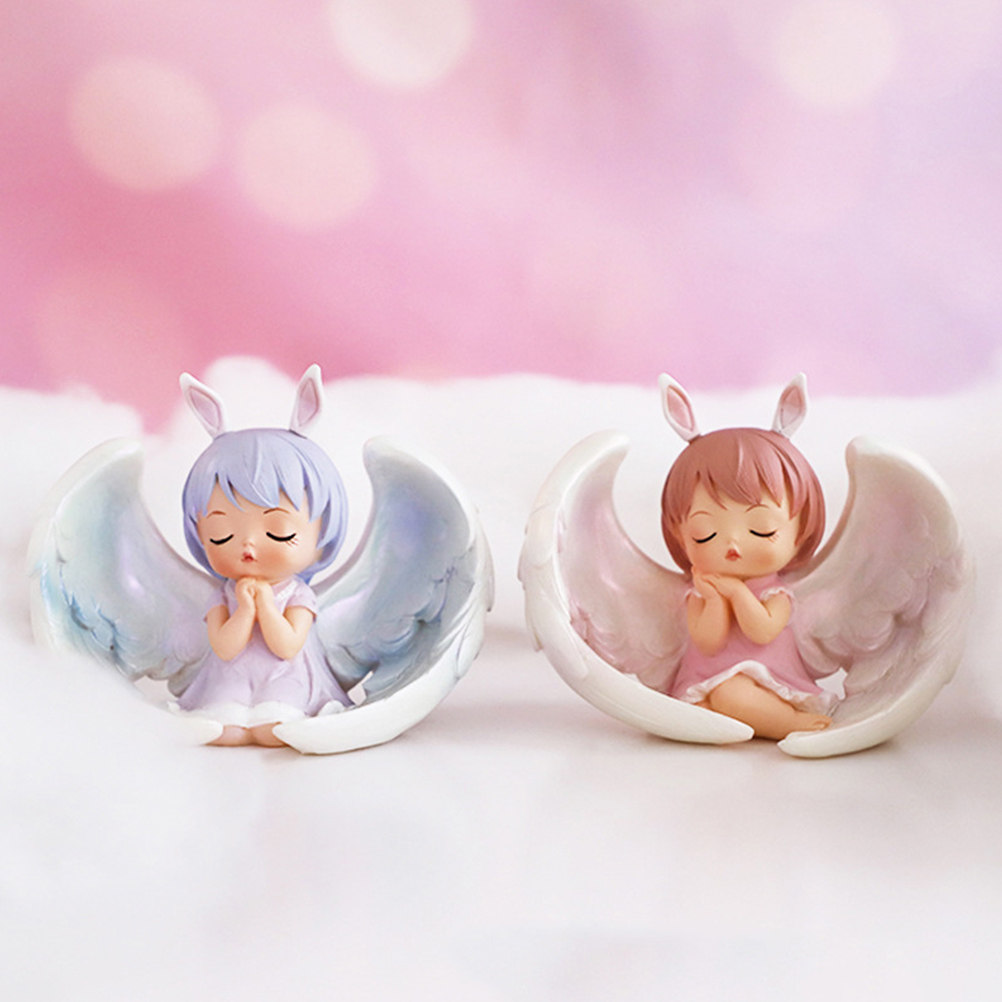 Mini Ángel de Resina para Deco - Home Office Layout reseña y precio