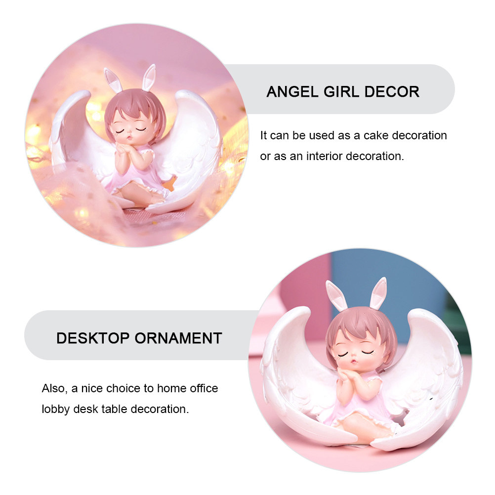 Mini Ángel de Resina para Deco - Home Office Layout reseña y precio