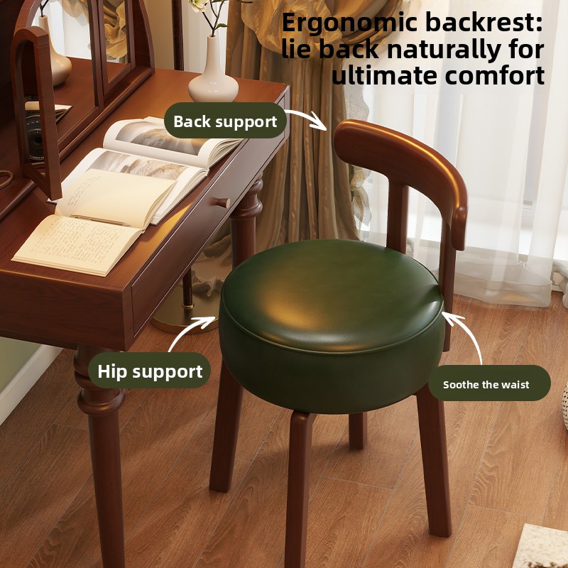 Silla giratoria de madera maci - Home Office Minimalist reseña y precio