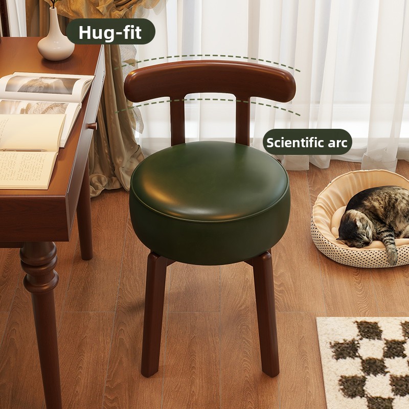 Silla giratoria de madera maci - Home Office Minimalist reseña y precio