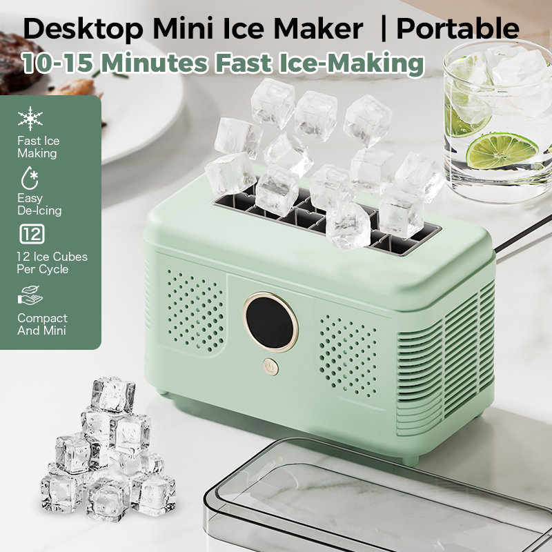 Mini Máquina de Hielo Portátil - Home Office Equipment reseña y precio