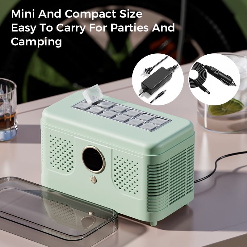 Mini Máquina de Hielo Portátil - Home Office Equipment reseña y precio