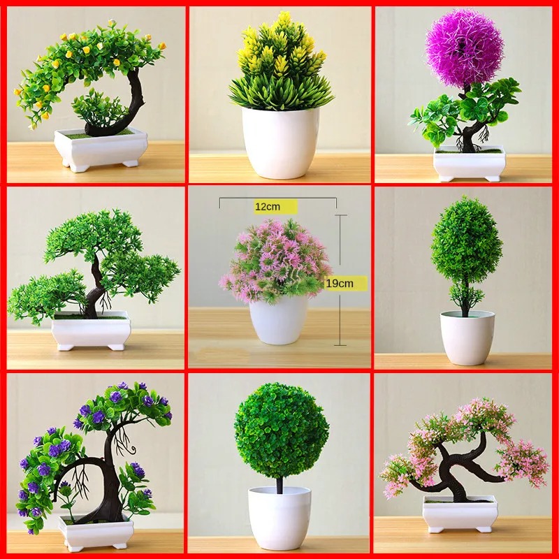 Planta Artificial Pequeña en M - Home Office Layout reseña y precio