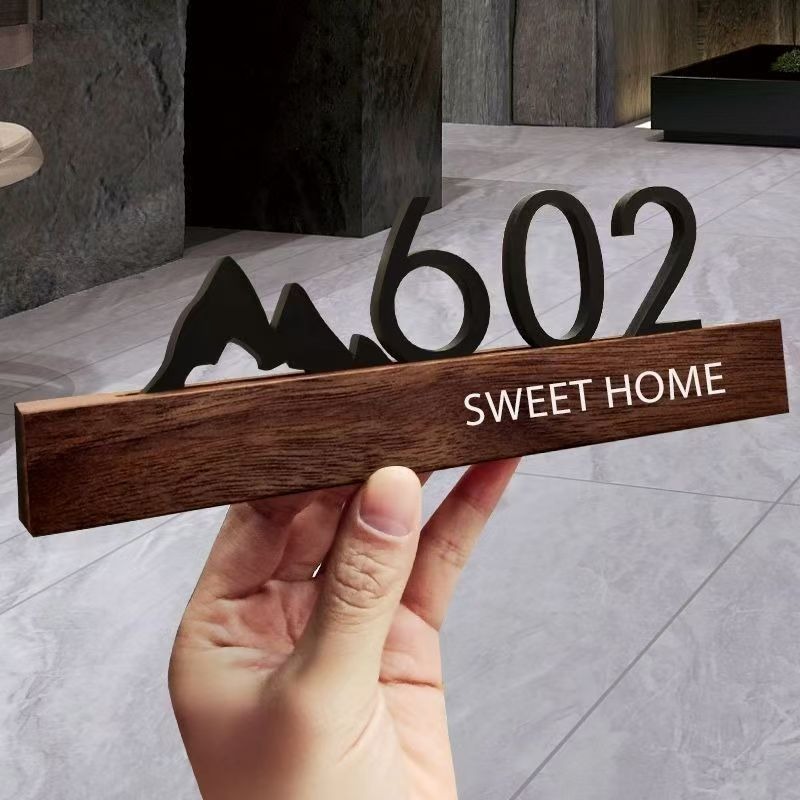 Placa de puerta acrílica, letr - Address Home Office reseña y precio