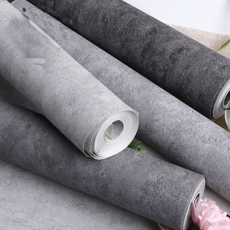 Papel pintado gris cemento Pee - Home Office Wallpaper reseña y precio
